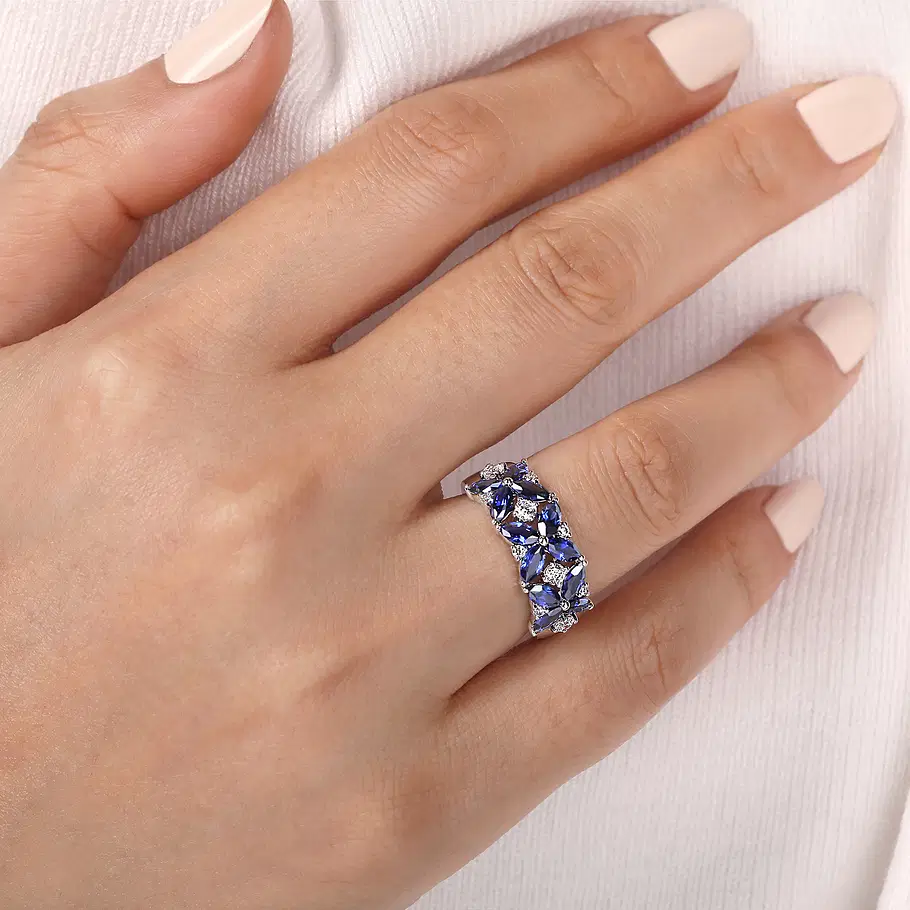 14K-White-Gold-Diamond-and-Blue-Sapphire-Floral-Wide-Band-Ring~LR52407W45SA-5