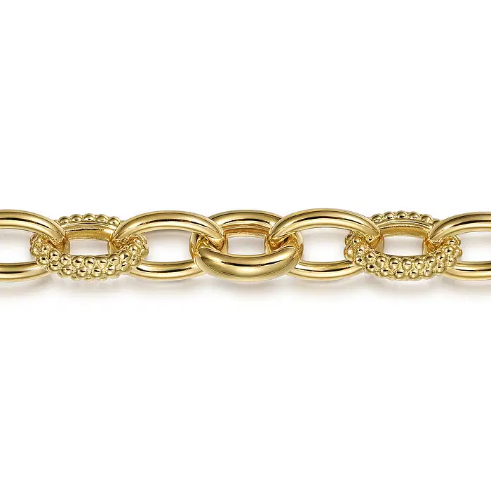 14K-Yellow-Gold-Hollow-Tube-Bujukan-Link-Bracelet~TB4907-75Y4JJJ-2