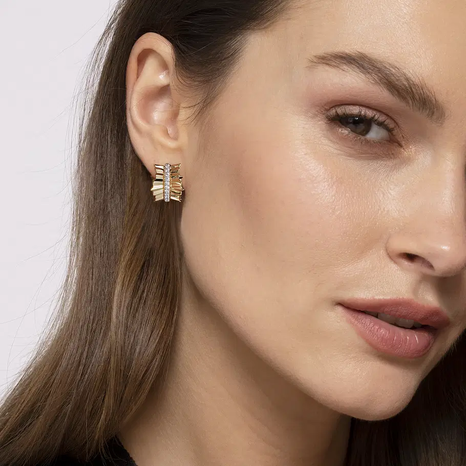 Diamond-Cut—14K-Yellow-Gold-Diamond-Huggie-in-size-15mm-with-Diamond-Cut-Texture~EG14854Y45JJ-3