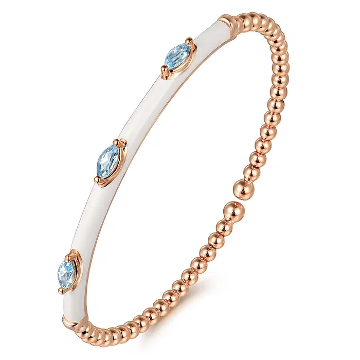 Enamel—14K-Rose-Gold-Bujukan-Blue-Topaz-Split-Bangle-with-White-Enamel~BG4968E9K4JBT-2