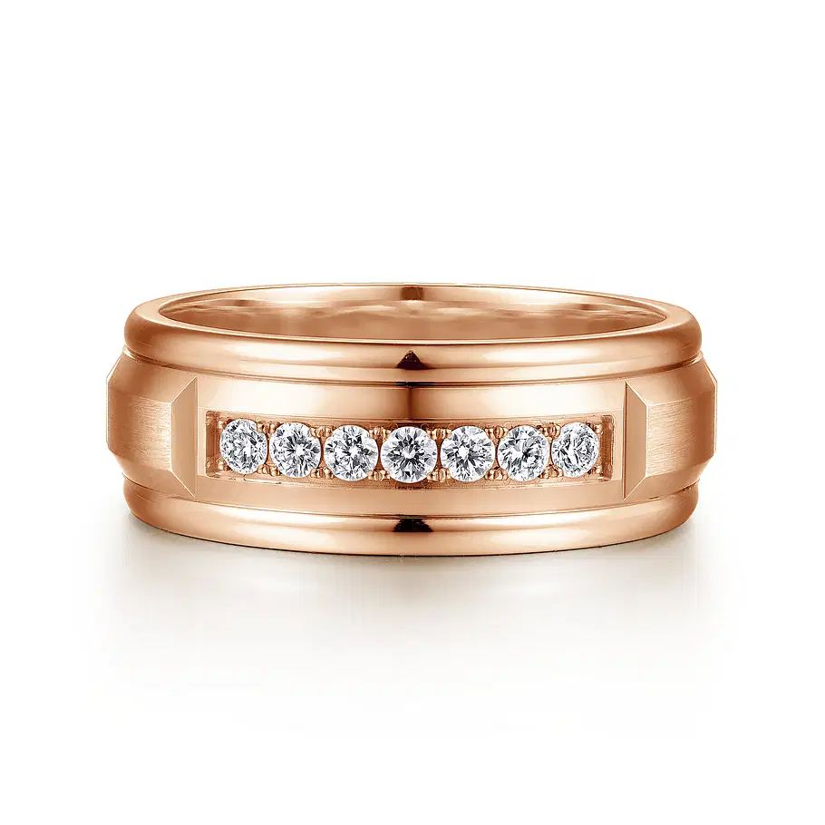 Everett—14K-Rose-Gold-Diamond-Men-s-Wedding-Ring-in-Satin-Finish~MR15676K44JJ-1