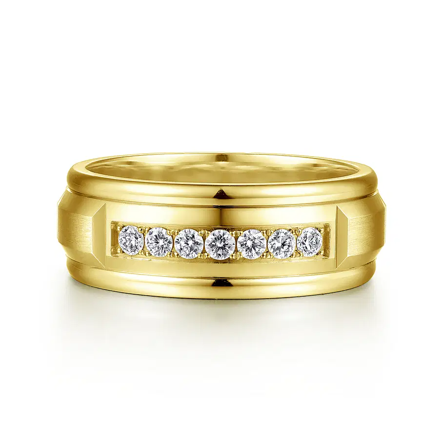 Everett—14K-Yellow-Gold-Diamond-Men-s-Wedding-Ring-in-Satin-Finish~MR15676Y44JJ-1