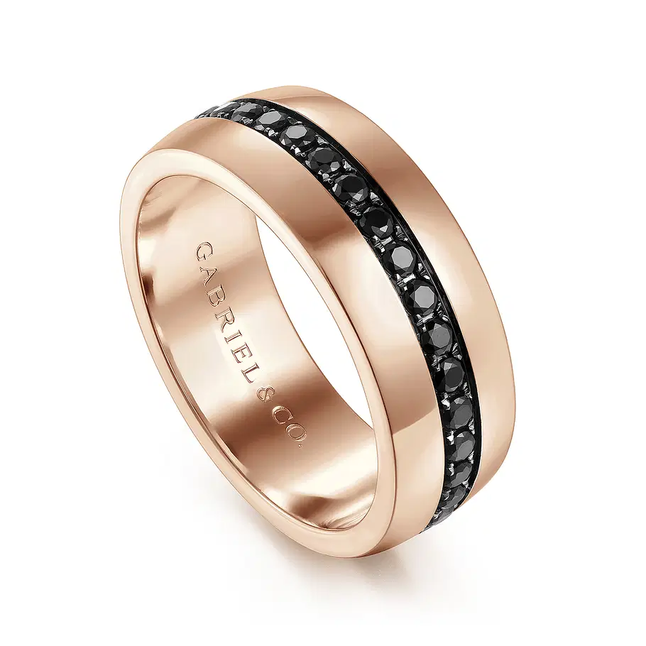 Xavier—14K-Rose-Gold-Black-Diamond-Mens-Wedding-Band-in-High-Polished-Finish~MR15671K4JBD-3